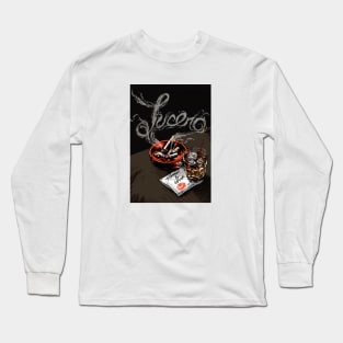 Lucero Band Smoke Woman & Work Long Sleeve T-Shirt